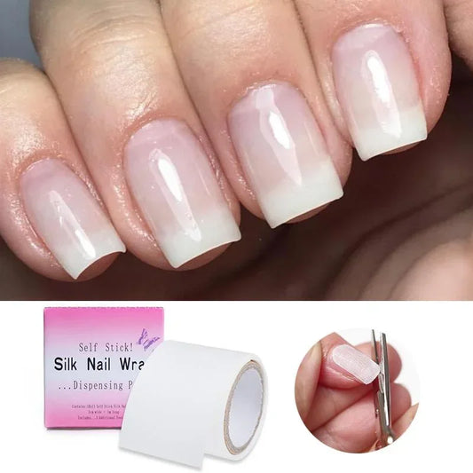 Reparación de uñas de fibra de vidrio y seda – Kit de construcción con gel UV