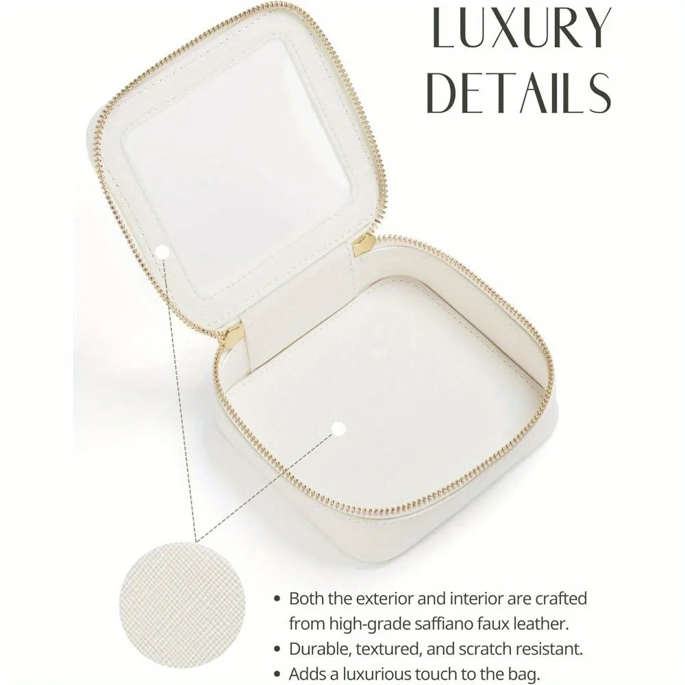✨ Mini Trousse Maquillage Transparente – Compacte & Imperméable