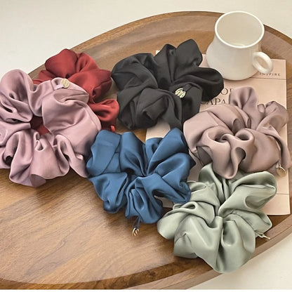 Chouchou Satin Femme – Élastique à Cheveux Effet Soie