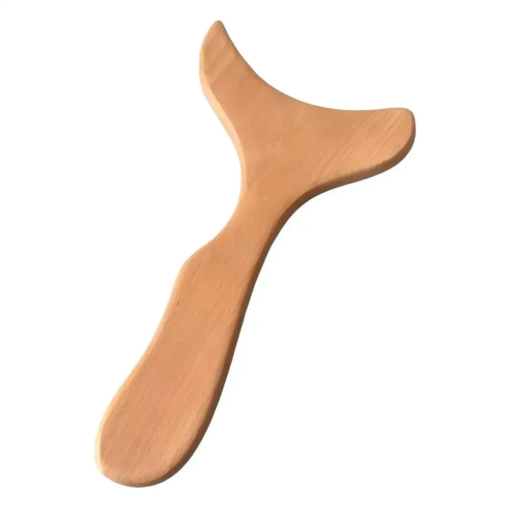 Herramienta de masaje de madera para esculpir – Gua Sha corporal