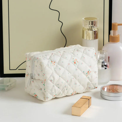 Trousse Maquillage Femme – Grande Capacité Compacte avec Fermeture Zip💐