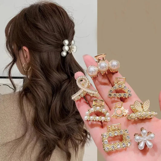 🌈 Paquete de 10 accesorios para el cabello para niñas: mini pinzas elegantes y coloridas