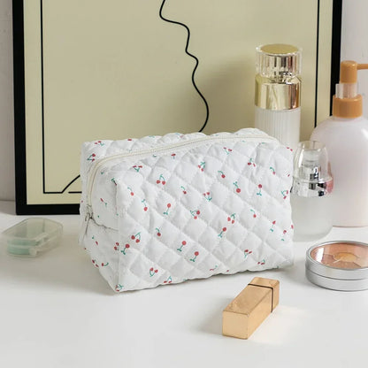 Trousse Maquillage Femme – Grande Capacité Compacte avec Fermeture Zip💐