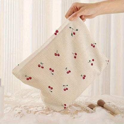 Trousse de Rangement velours côtelé – imprimé 🍒