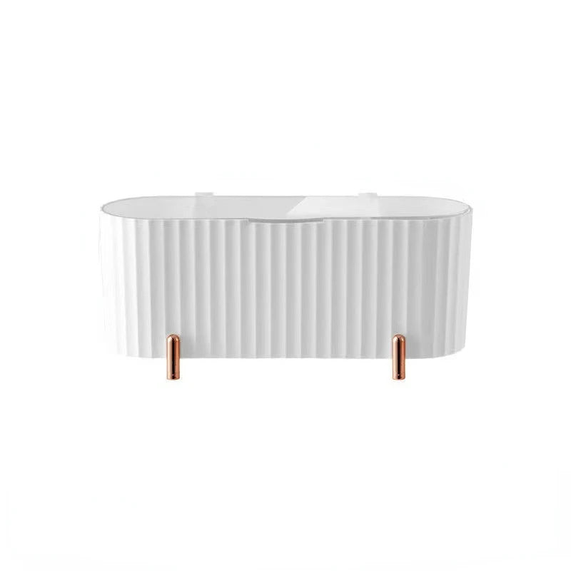 🧼✨ Organisateur Transparent Maquillage & Coton – Rangement Beauté Polyvalent