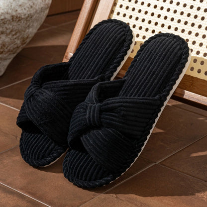 Chaussons Femme – Confortables et Légers avec noeud 🎀