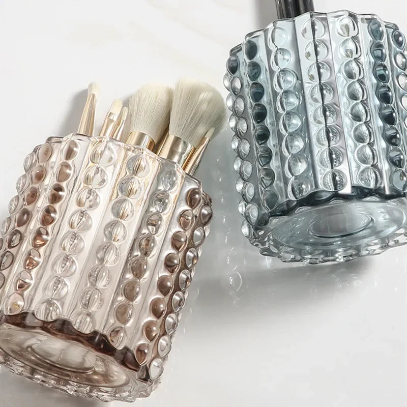 ✨🧴 Lujosa caja de cristal: elegante almacenamiento a prueba de polvo