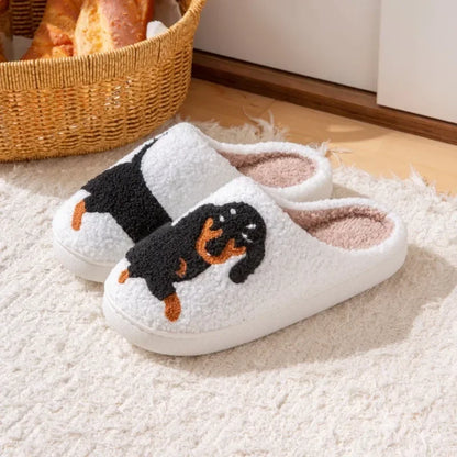 Chaussons Femme Peluche - imprimé 🐶