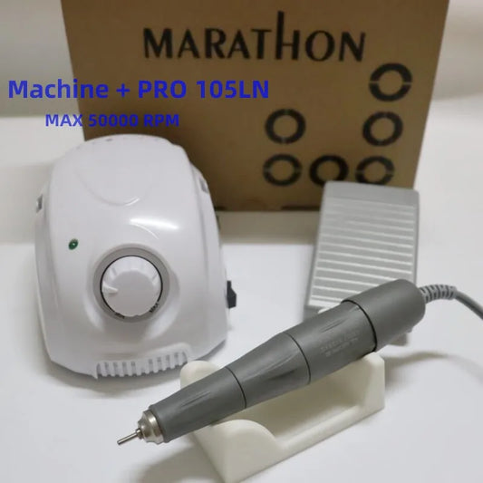 💅 STRONG Champion-3 Forte 210 PRO – Taladro eléctrico para manicura de 50000 RPM