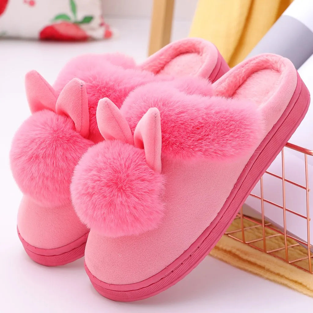 Pantoufles Femme - Peluche douce 🐰