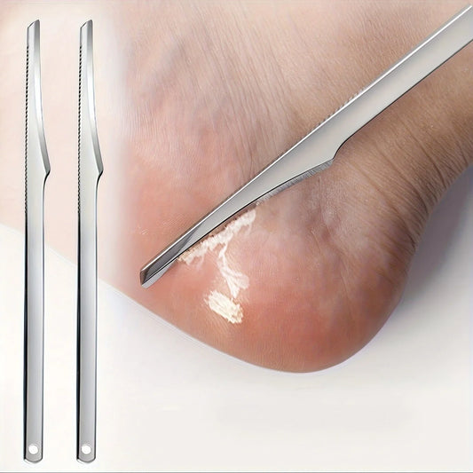 Kit de pedicura profesional de acero inoxidable: lima para pies y cuchillos de 1 a 6 piezas
