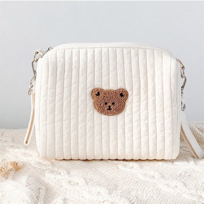 Trousse de Rangement Coton Brodée – Pochette portable multifonction imprimé variées 🧸
