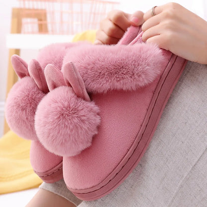 Pantoufles Femme - Peluche douce 🐰