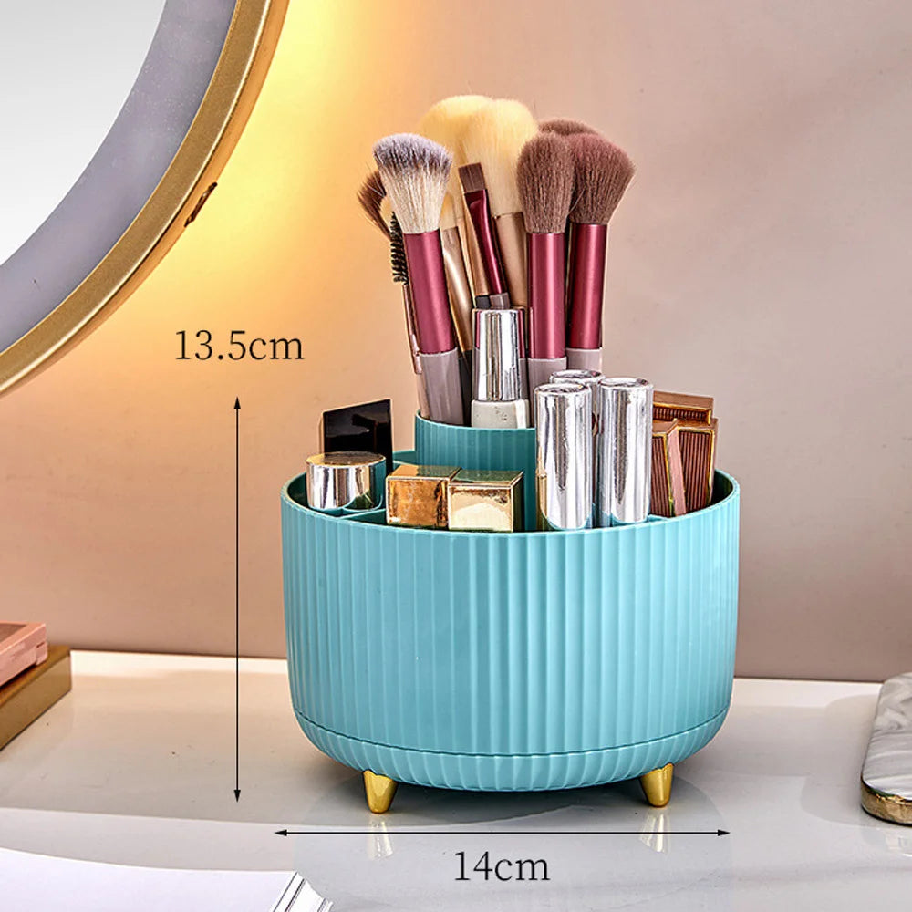 🧼🔄 Organisateur Rotatif 360° pour Maquillage – Support Cosmétique Compact