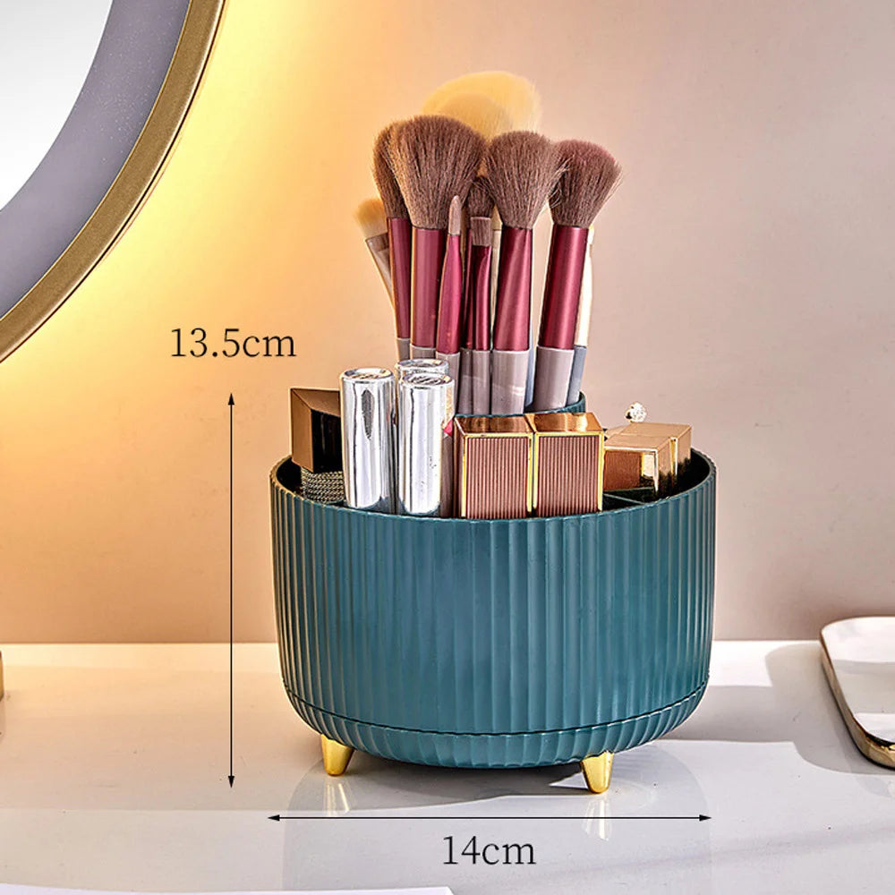 🧼🔄 Organisateur Rotatif 360° pour Maquillage – Support Cosmétique Compact