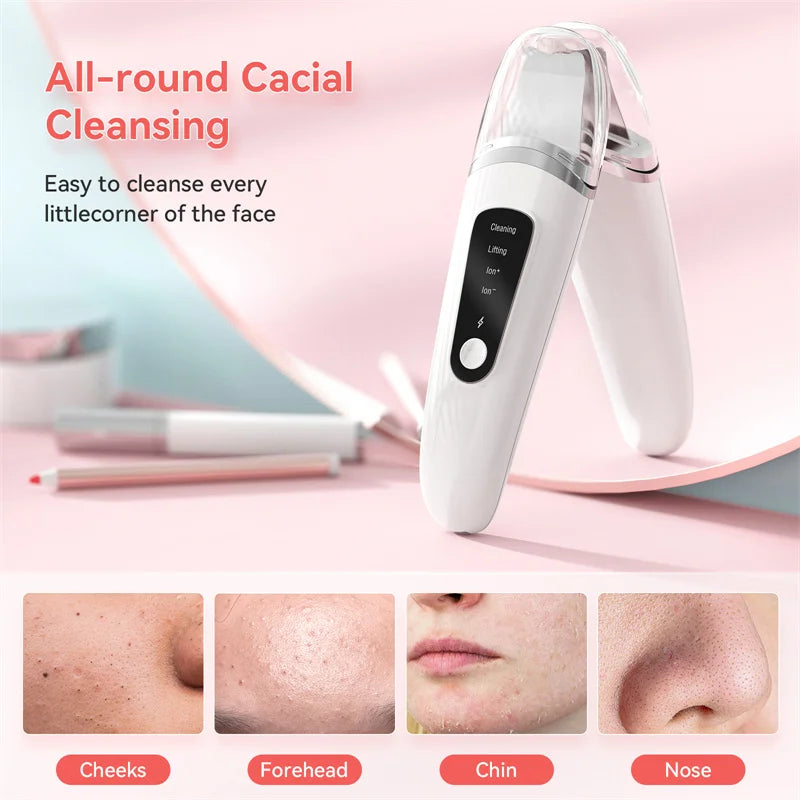 Espátula facial ultrasónica: limpieza profunda y exfoliación