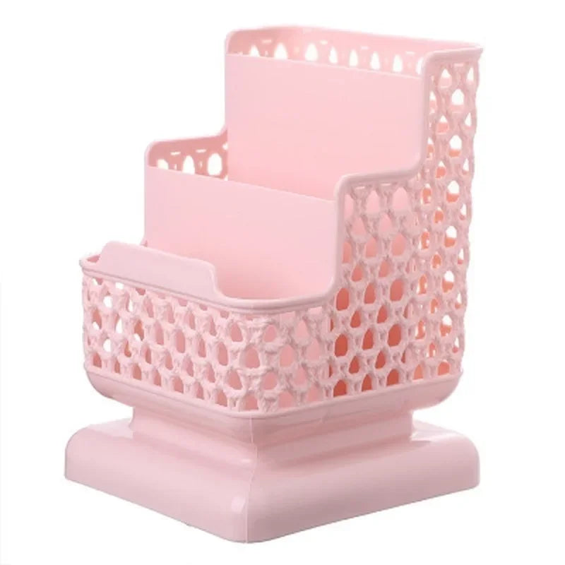 📚✨ Boîte de Rangement Polyvalente – Organisateur Bureau & Maquillage 🖊️💄