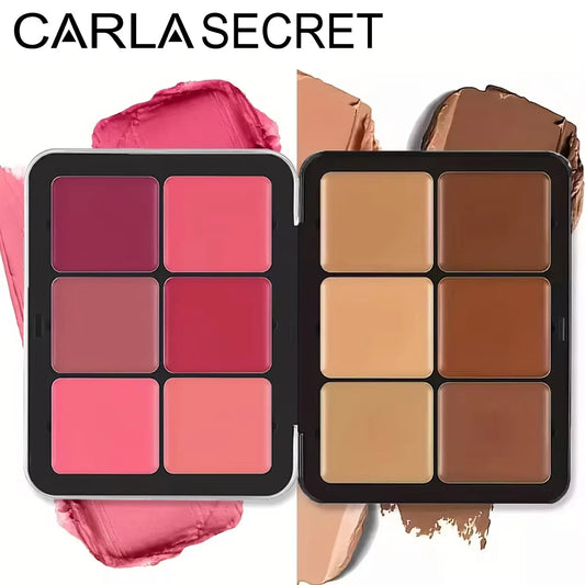 Palette 12 couleurs – Correcteur, blush, contour & illuminateurs