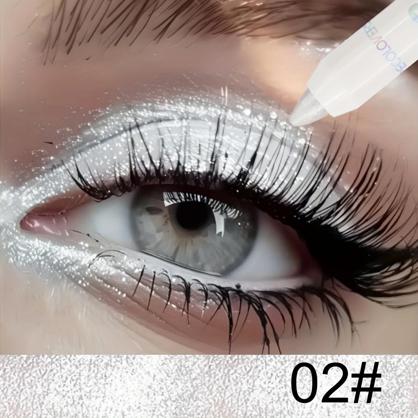 ✨ Sombra de ojos en barra resistente al agua: mate y brillante, de larga duración