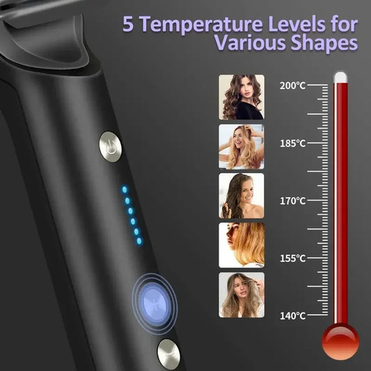 Peine eléctrico calefactor: plancha de pelo rápida y profesional