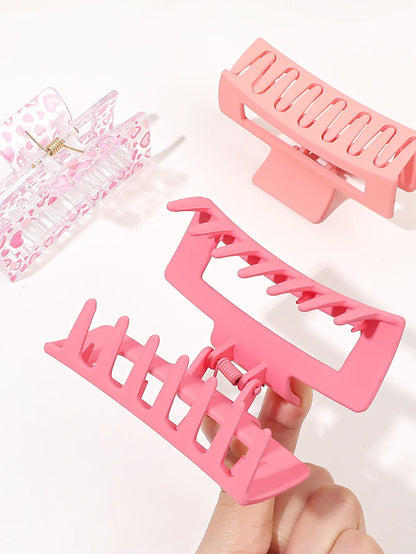 Lot de pinces cheveux femme - Uni et imprimé variés