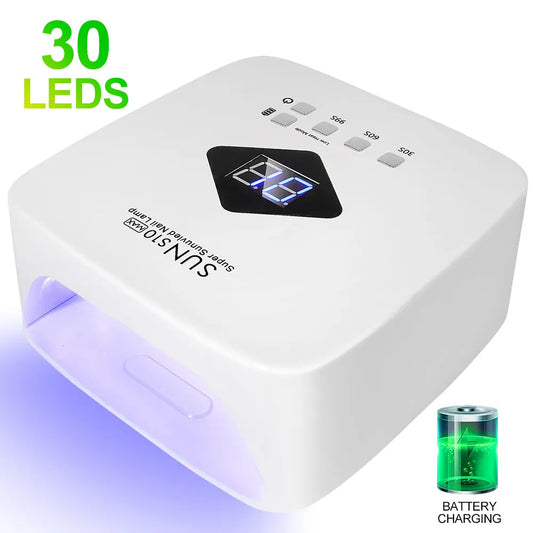 Lámpara de uñas UV/LED recargable: inalámbrica y profesional