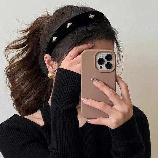 Diadema de terciopelo retro – Elegancia francesa