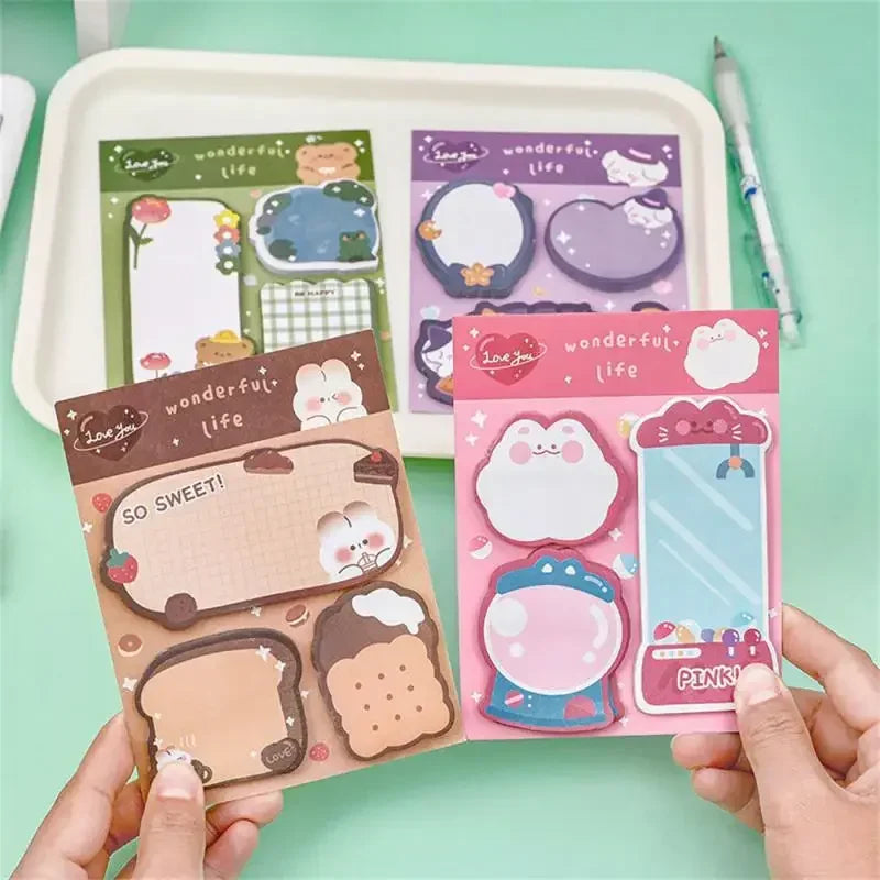 📌 Cartoon sticky notepads 60 stickies
