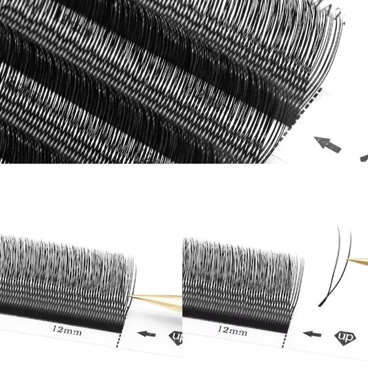 👁️ Extensiones de pestañas en forma de U: volumen natural y fácil aplicación