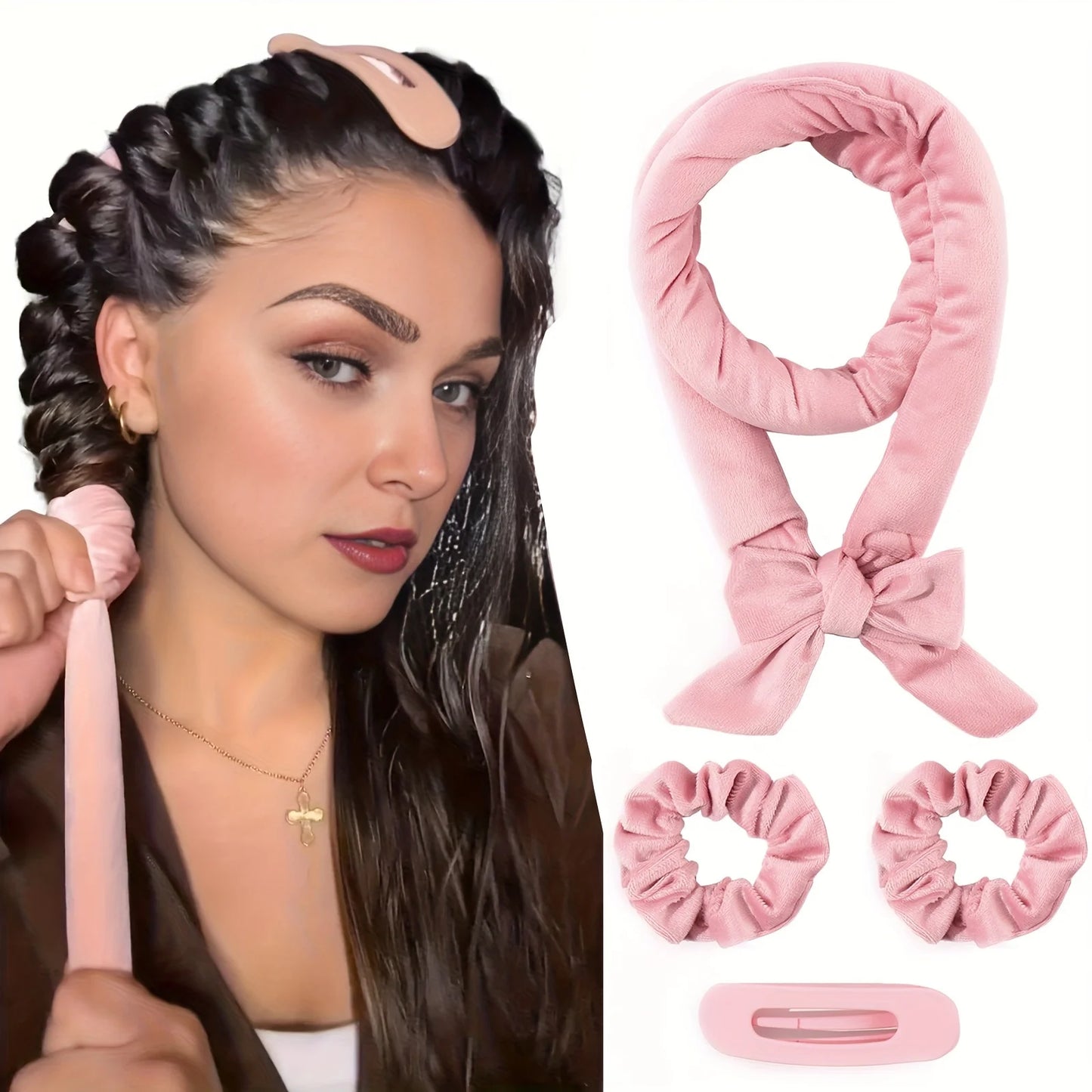 Kit de rizos sin calor: 4 piezas para ondas naturales