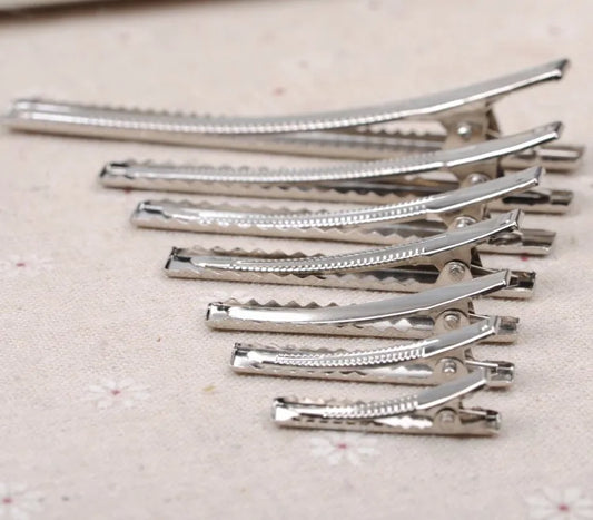 50 pinzas metálicas planas: ideales para peinados creativos y de bricolaje
