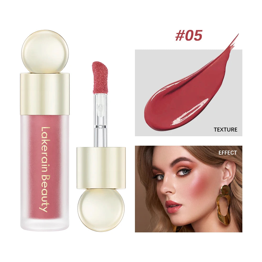 💗 Liquid Blush Stick – Natural matte finish, easy to blend cream texture