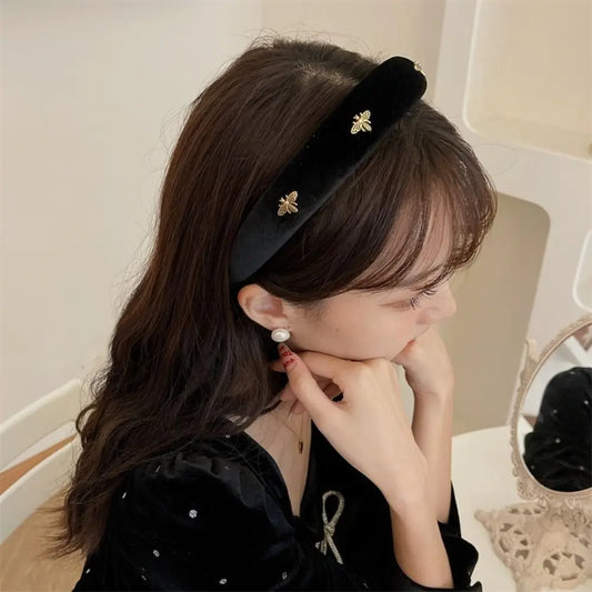 Diadema de terciopelo retro – Elegancia francesa