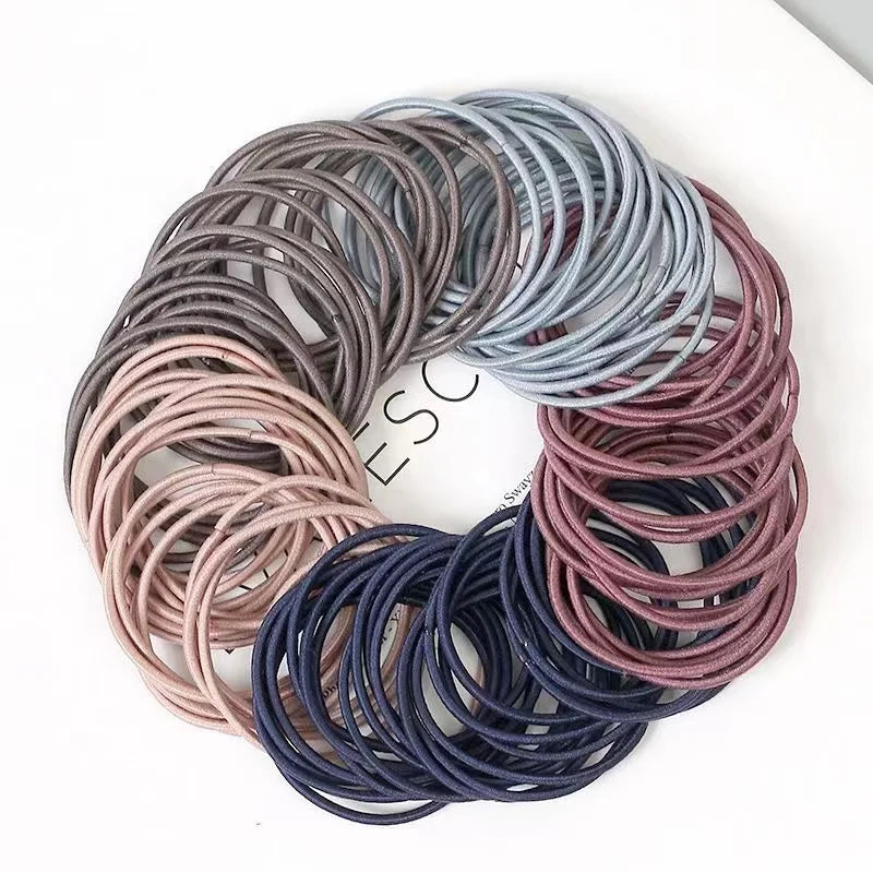 Élastiques à Cheveux Femme – Bandes Élastiques en Nylon