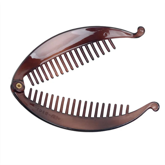 Pinza para el pelo grande con forma de pez: estilo perezoso chic