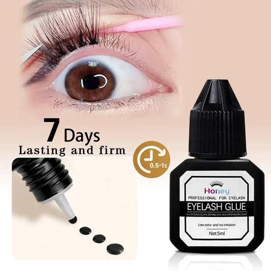 Pegamento para pestañas casero de 5 ml: dura de 7 a 10 días, es resistente al agua y suave para los ojos.