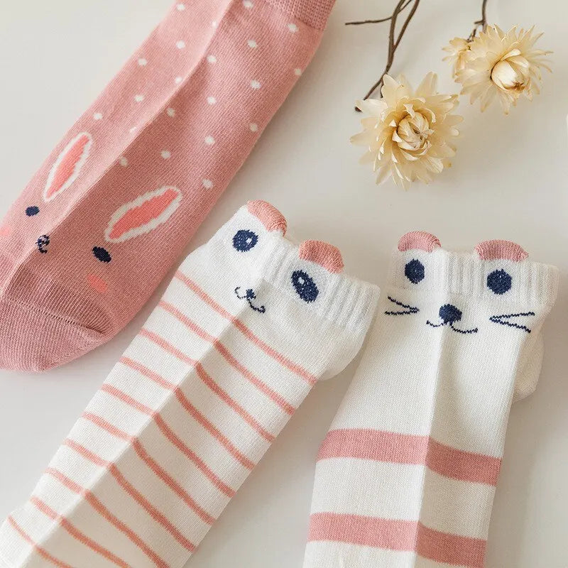 Chaussettes Femme - Courtes Motif 🐱