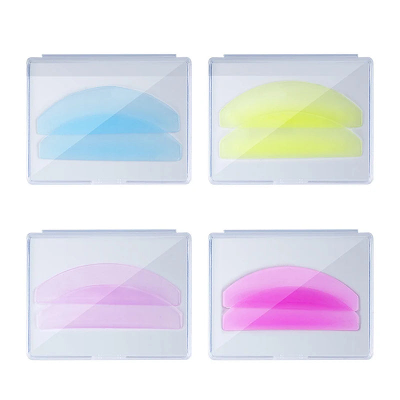 1 par de almohadillas de silicona ultrafinas: accesorios para levantamiento de pestañas y permanente 3D