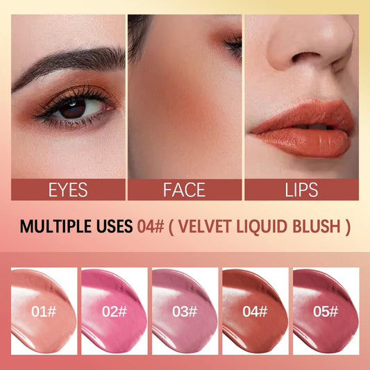 Blush liquide en stick – Fini mat naturel, texture crème facile à estomper