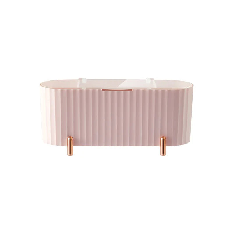 🧼✨ Organisateur Transparent Maquillage & Coton – Rangement Beauté Polyvalent