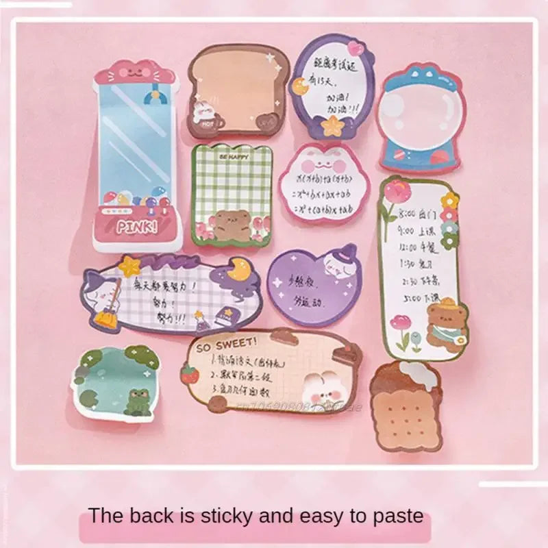 📌 Cartoon sticky notepads 60 stickies