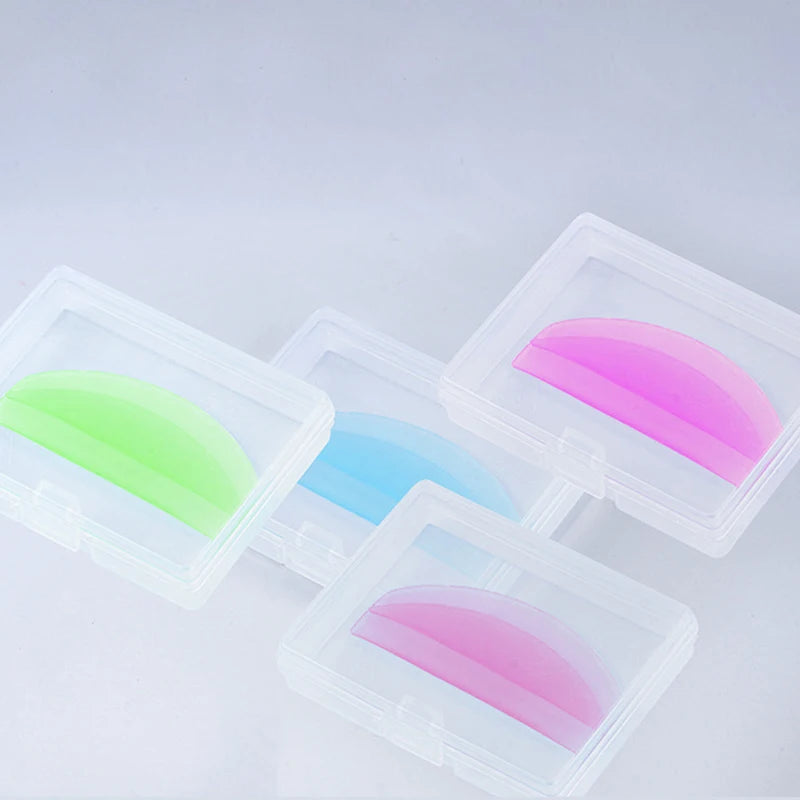 1 par de almohadillas de silicona ultrafinas: accesorios para levantamiento de pestañas y permanente 3D
