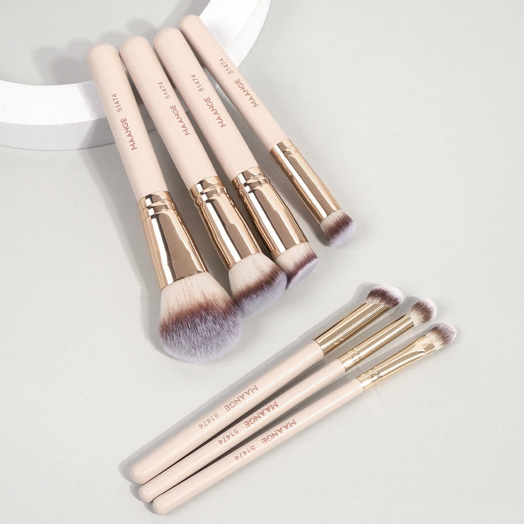 💄 Set de 7 pinceaux maquillage MAANGE – Douceur et précision