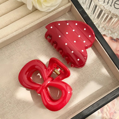 Women's Hair Clips – Heart, Bow & Trendy Designs