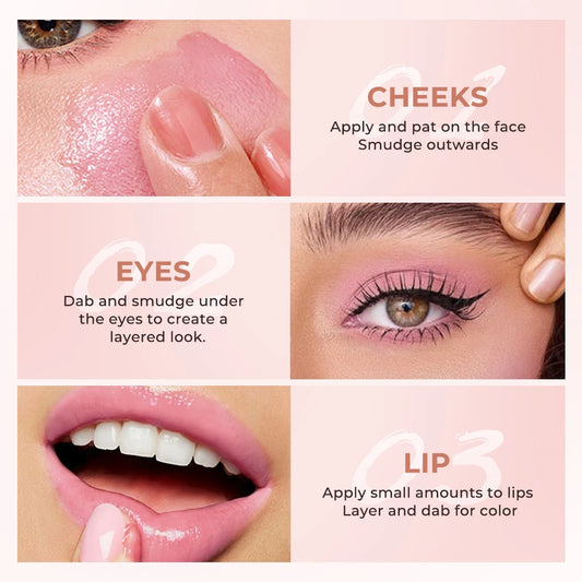 Blush crème longue tenue – Léger, naturel et facile à appliquer