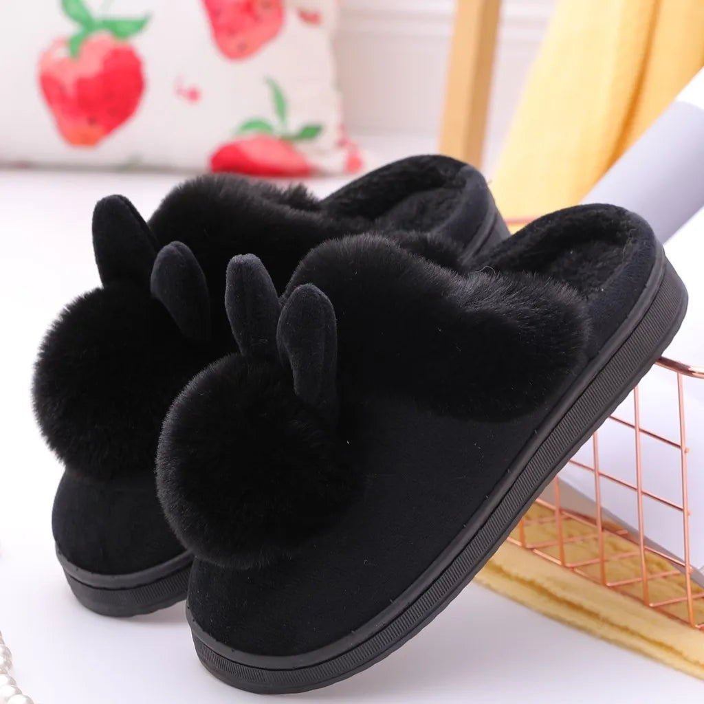 Pantoufles Femme - Peluche douce 🐰