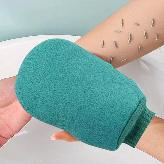 Guante exfoliante suave: piel suave y revitalizada