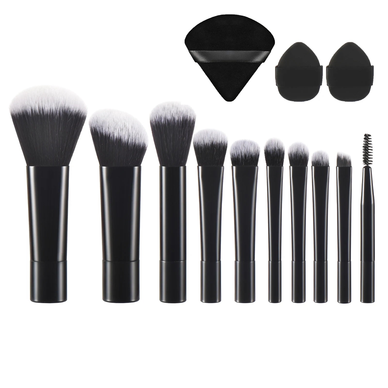 💗 Mini set de pinceaux maquillage rose – Format voyage