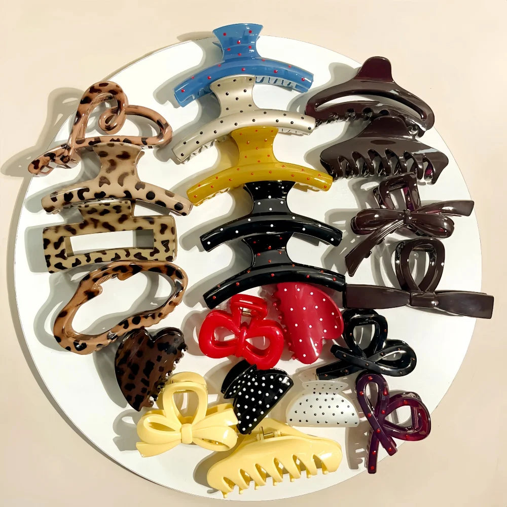 Women's Hair Clips – Heart, Bow & Trendy Designs
