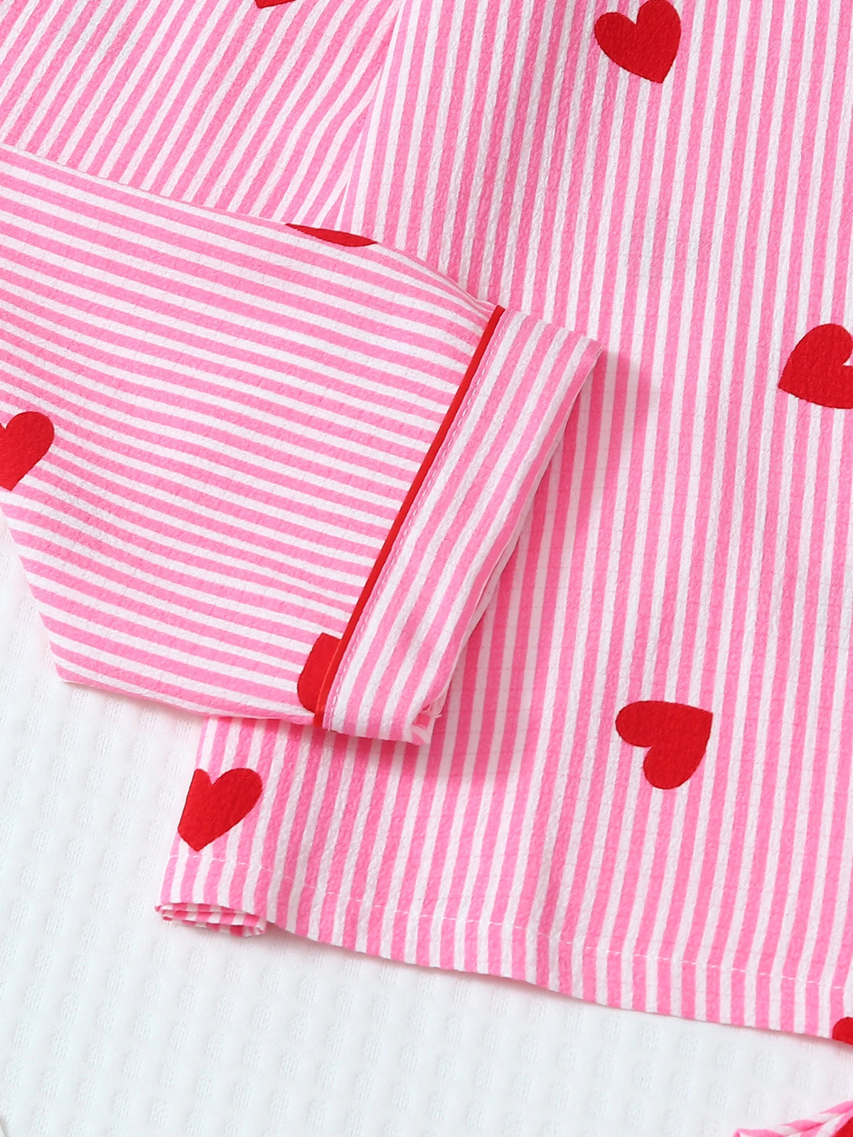 Pyjama - Haut à manches longues et pantalon à rayures ❤️